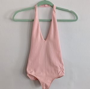 American Apparel Halter Bodysuit